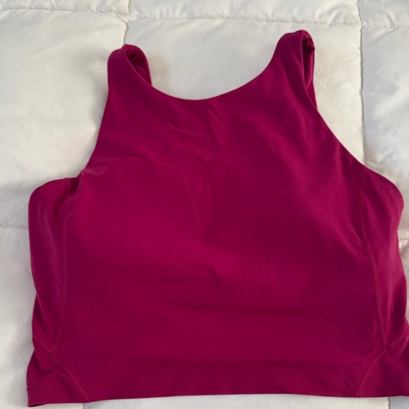 lululemon athletica Tops - lululemon athletica Magenta Cropped Sports Tank